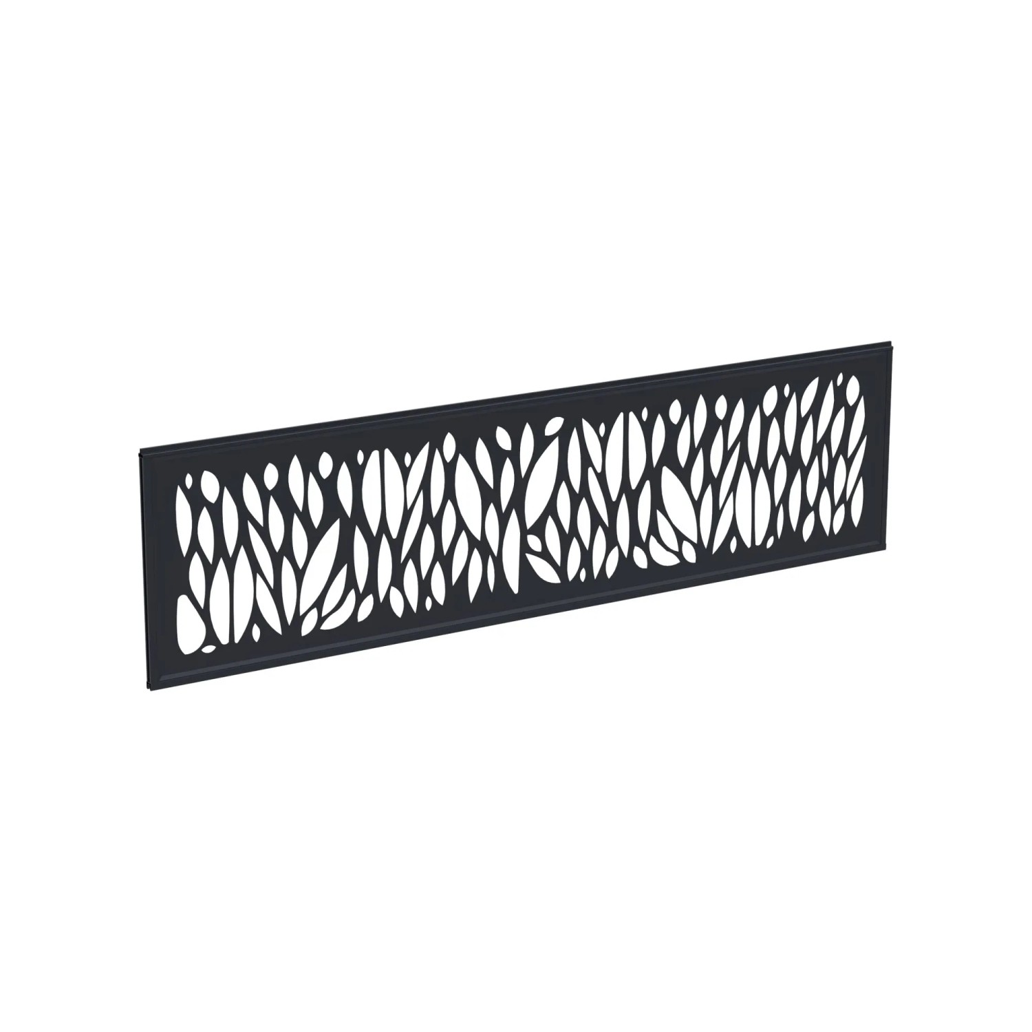 T&J Alu-Design-Einsatz Blatt 175 cm x 2 cm x 30 cm Anthrazit