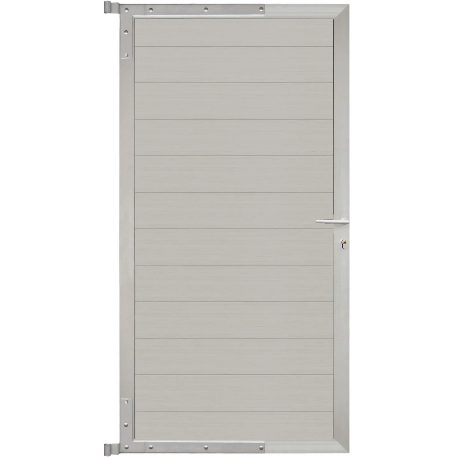 T&J Tor-Komplett-Set Max 90 cm x 173 cm Beige-Silber