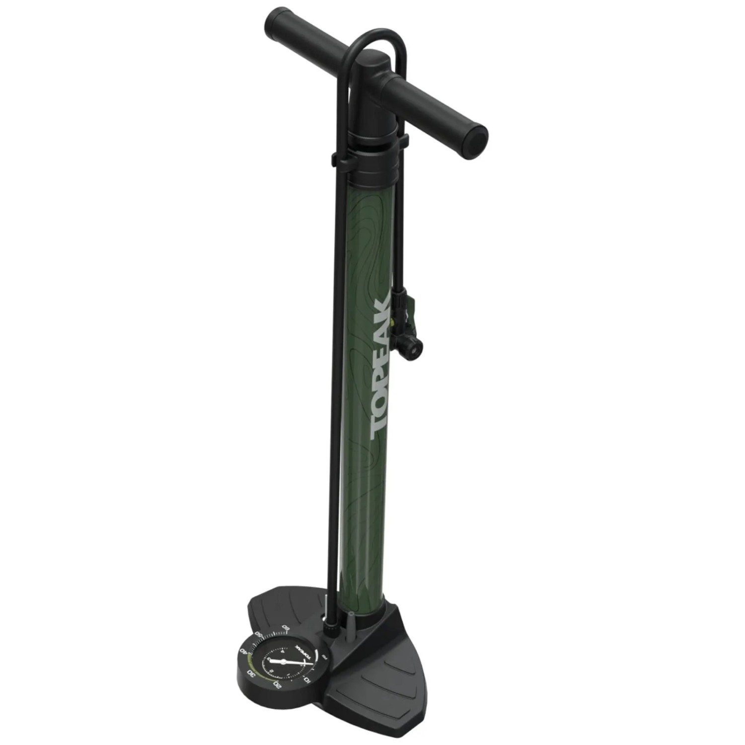 Topeak Standpumpe Joeblow Mountain,l Schwarz Grün
