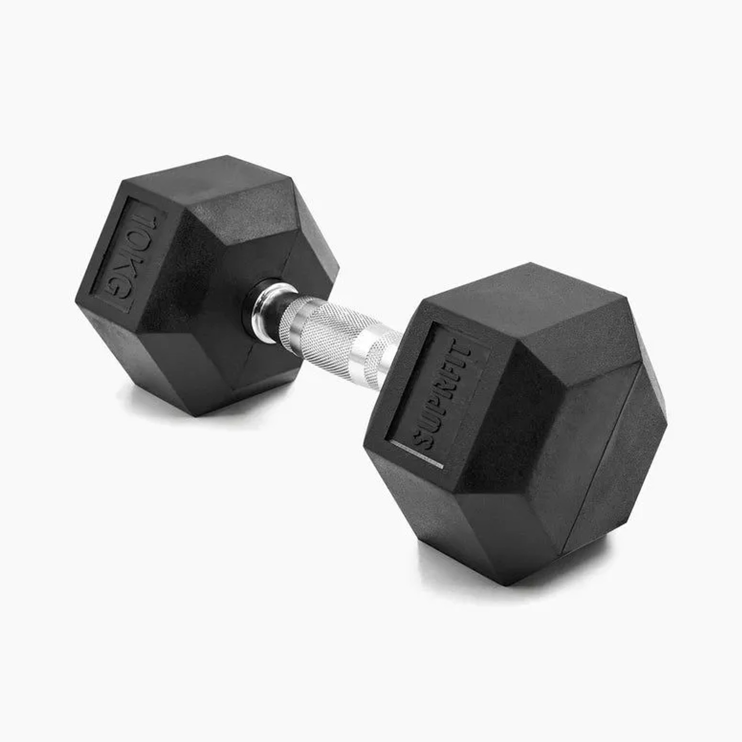 Suprfit Hex Gummi-Kurzhanteln Einzeln 10 kg