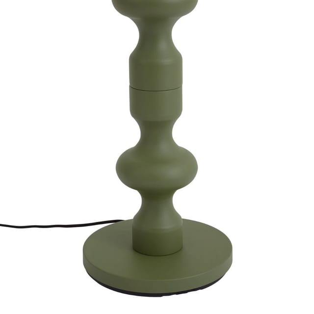 QAZQA Retro Stehleuchte Grün mit STOffschirm 160cm Captain