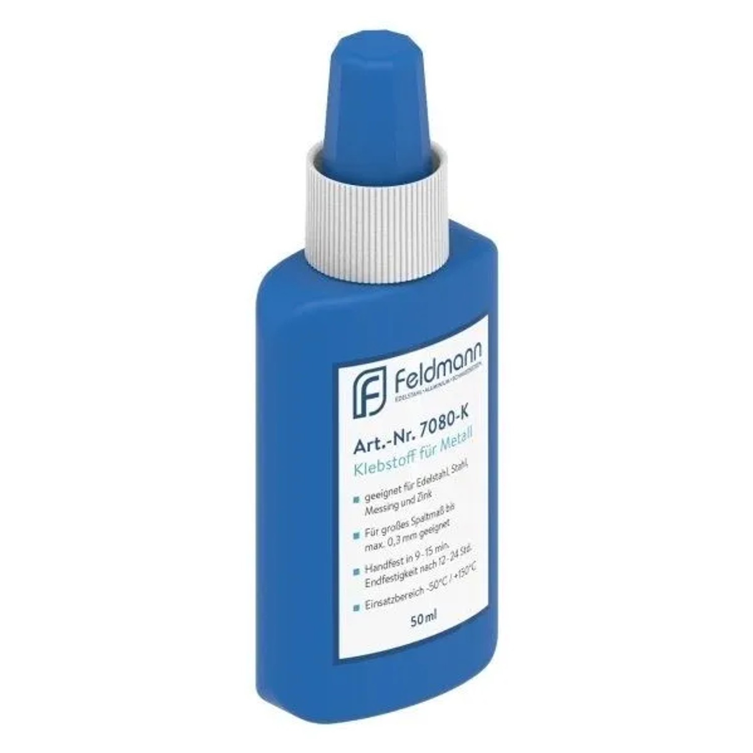 FeNau Sofortklebstoff Edelstahl 50 ml Tube Flüssig Bis 150 GradC