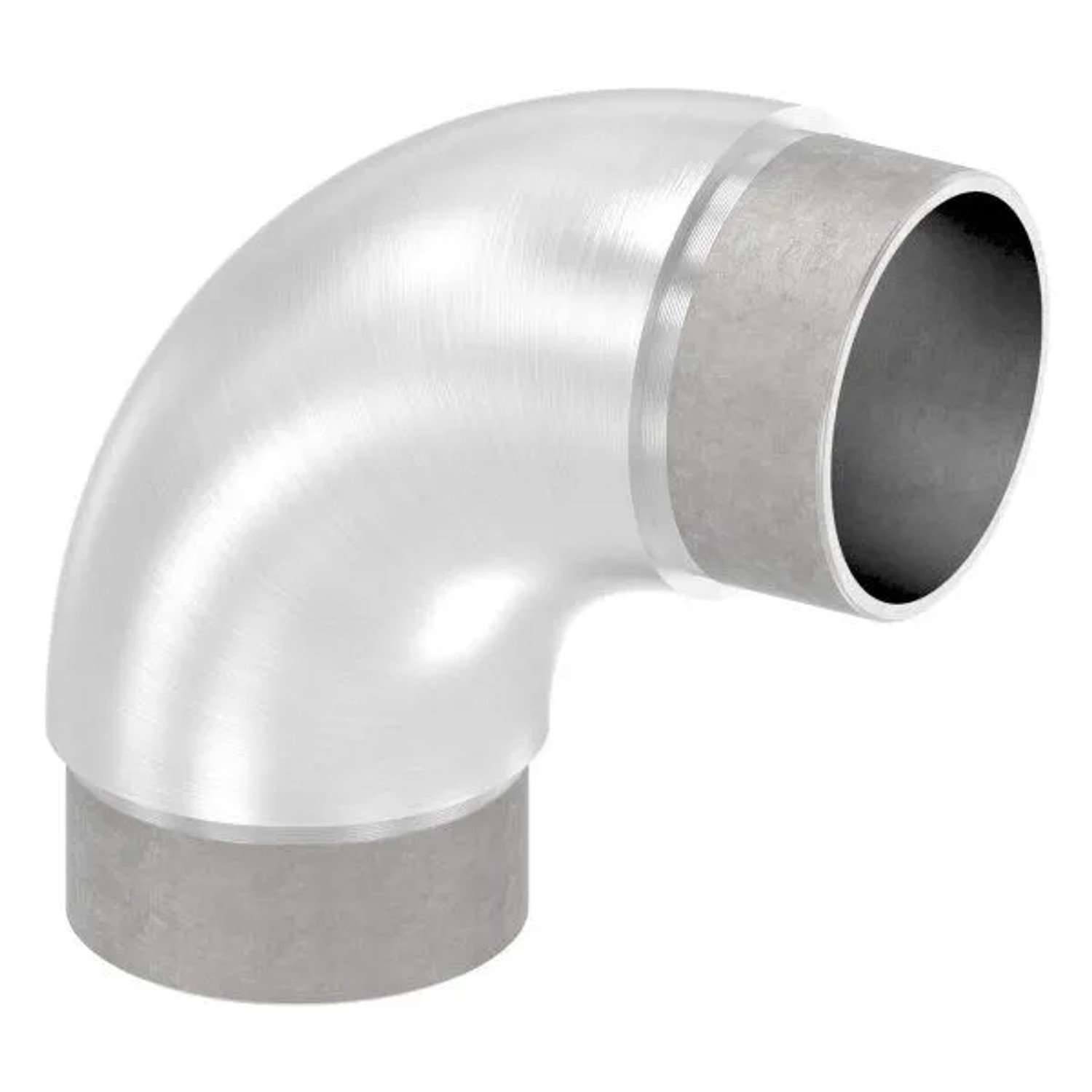 FeNau Rohrbogen V2A Für Rohr Ø 48,3 X 2,0 mm 90 Grad Zum Stecken