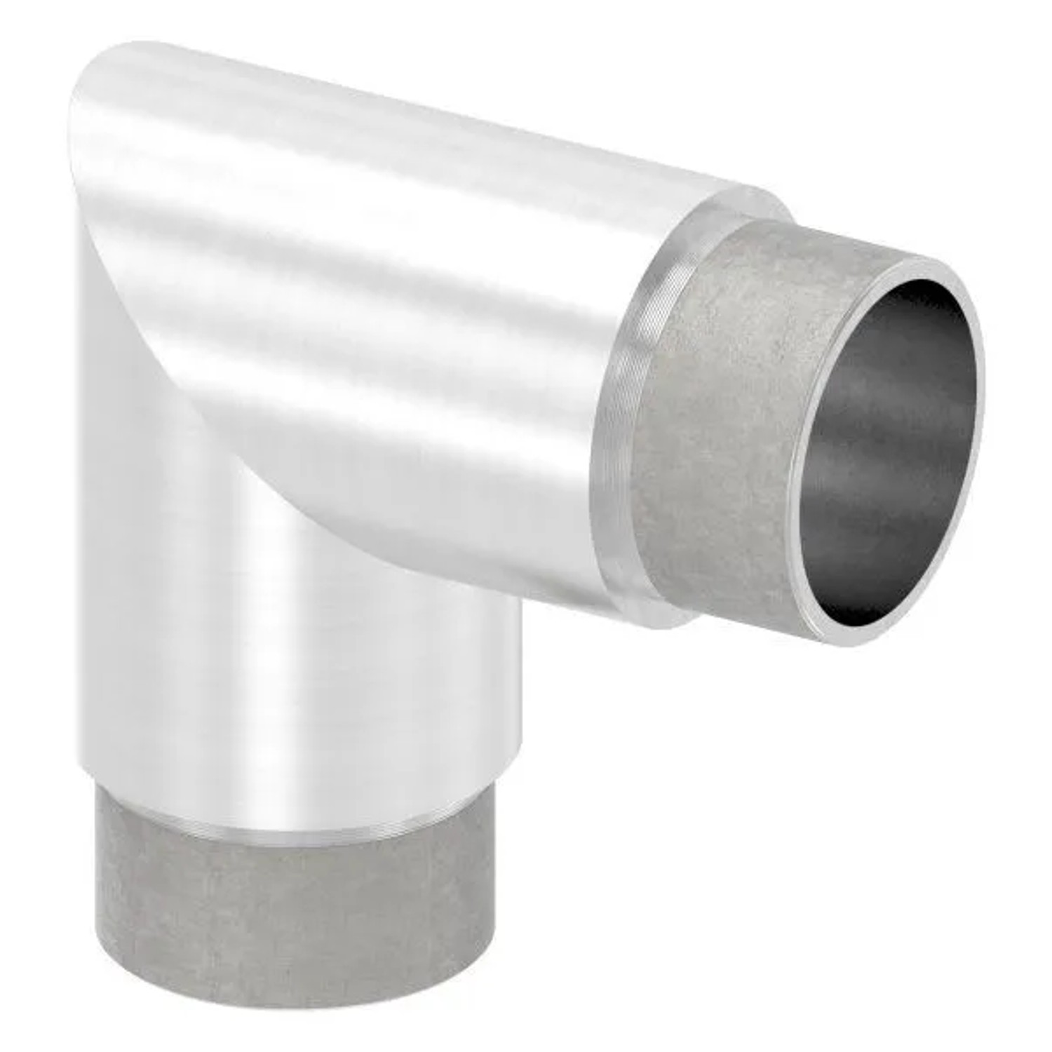 FeNau Steck-Eckbogen V2A Für Rohr Ø 42,4 X 2,5 mm 90 Grad