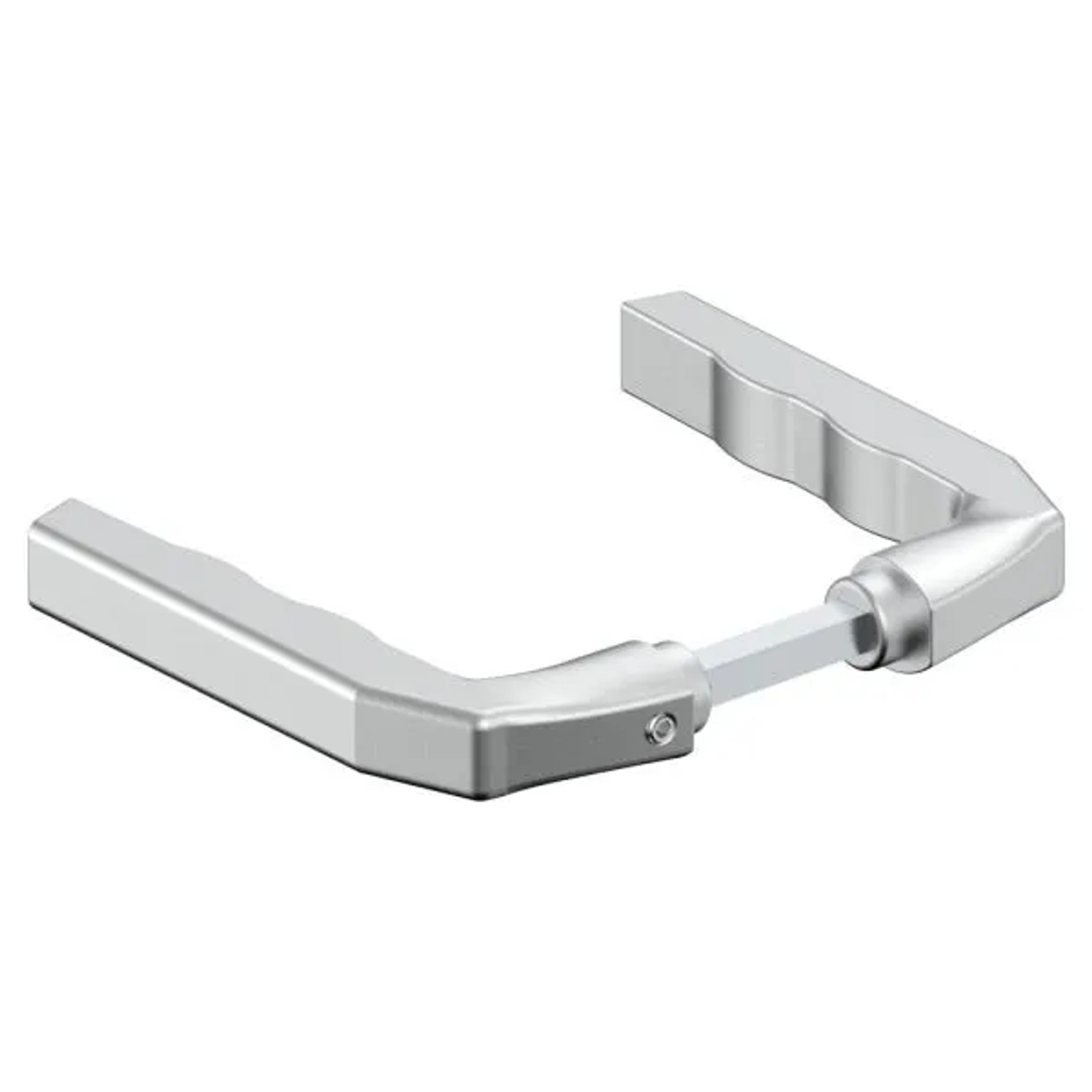 FeNau Türdrücker-Paar Aluminium Gerade 8x8 mm Vierkantstift Verzinkt