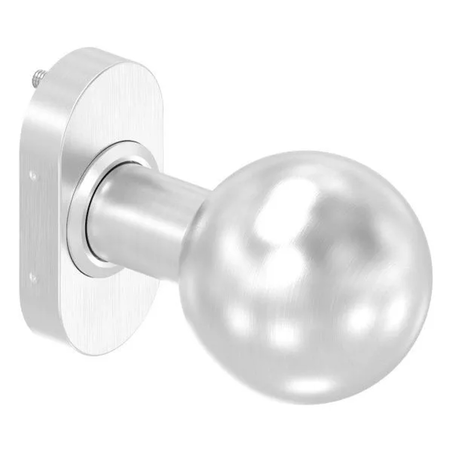 FeNau V2A Türdrücker Gerade Mit Kugel Ø 50 mm Feststehen