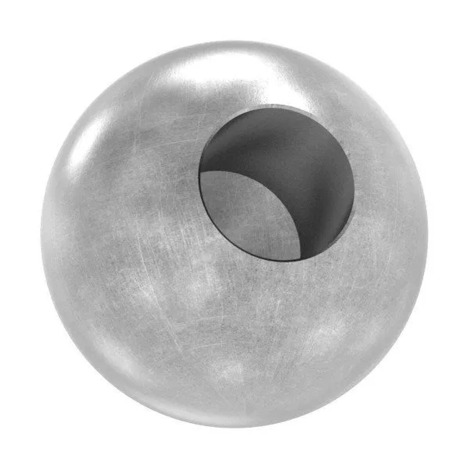 FeNau Massivkugel V2A Ø 30 mm Mit Sackloch Ø 12,3 mm Glatt