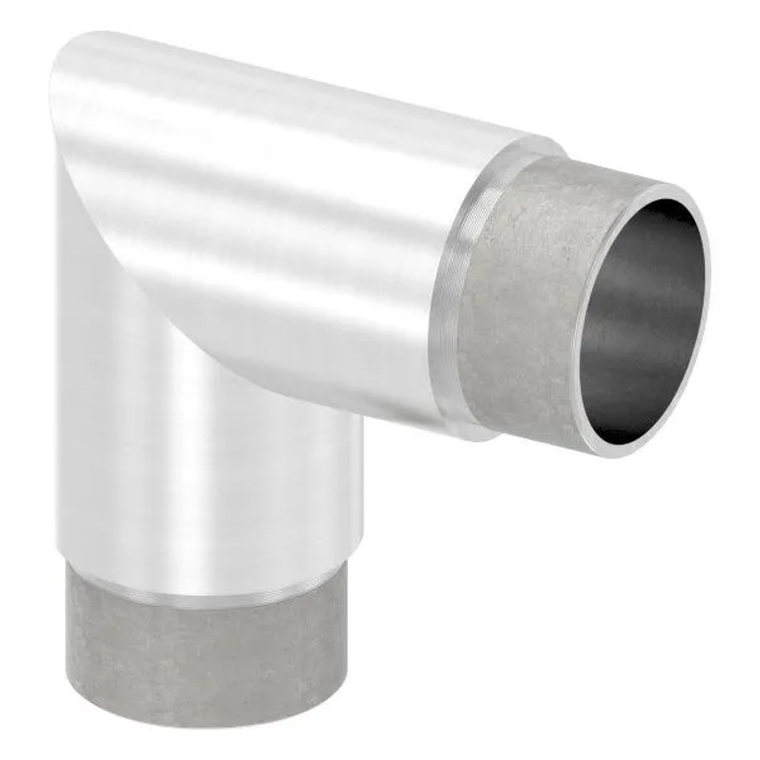 FeNau Eckbogen 90 Grad V2A Für Rohr Ø 40,0 X 2,0 mm Zum Stecken