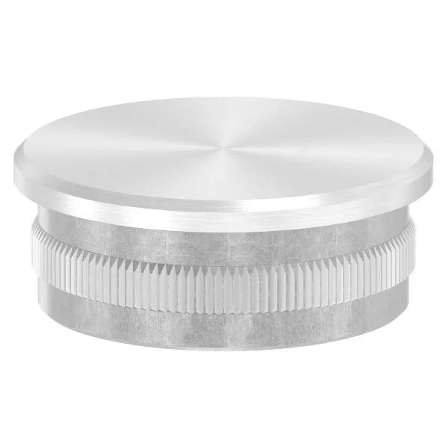FeNau Einschlagkappe Edelstahl V2A Für Rohr Ø 42,4 mm Wandstärke 2,0 Mm, Flach