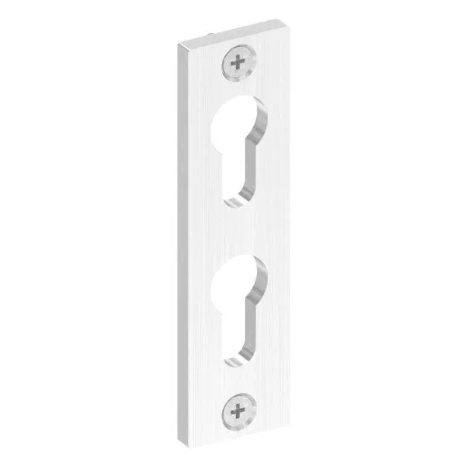 FeNau Zylinderrosette Edelstahl V2A 32 X 120 X 6 mm Für Zwei Profilzylinder