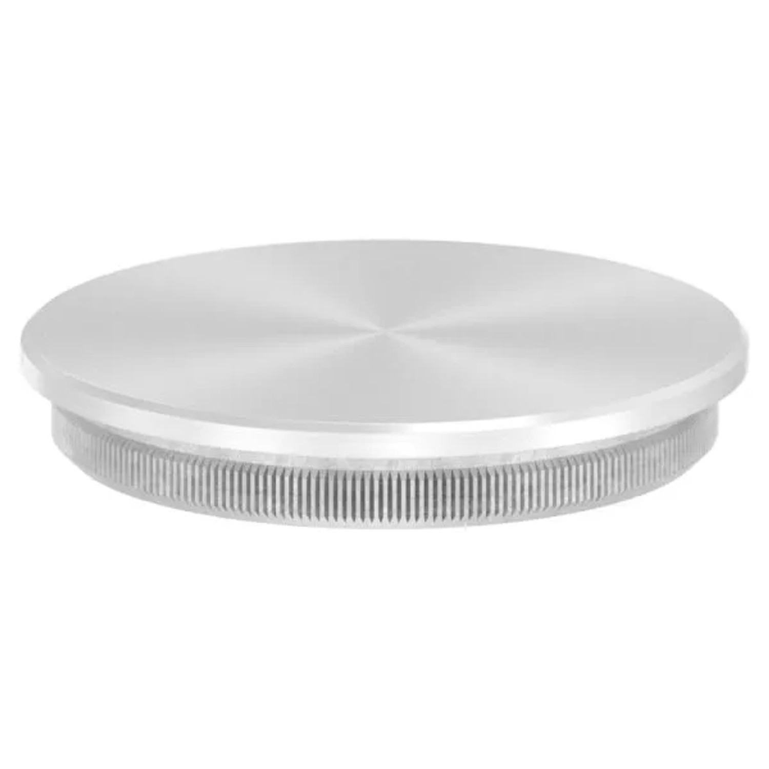 FeNau Einschlagstopfen V2A Edelstahl Für Rohr Ø 42,4 X 2,0 mm Flach Massiv