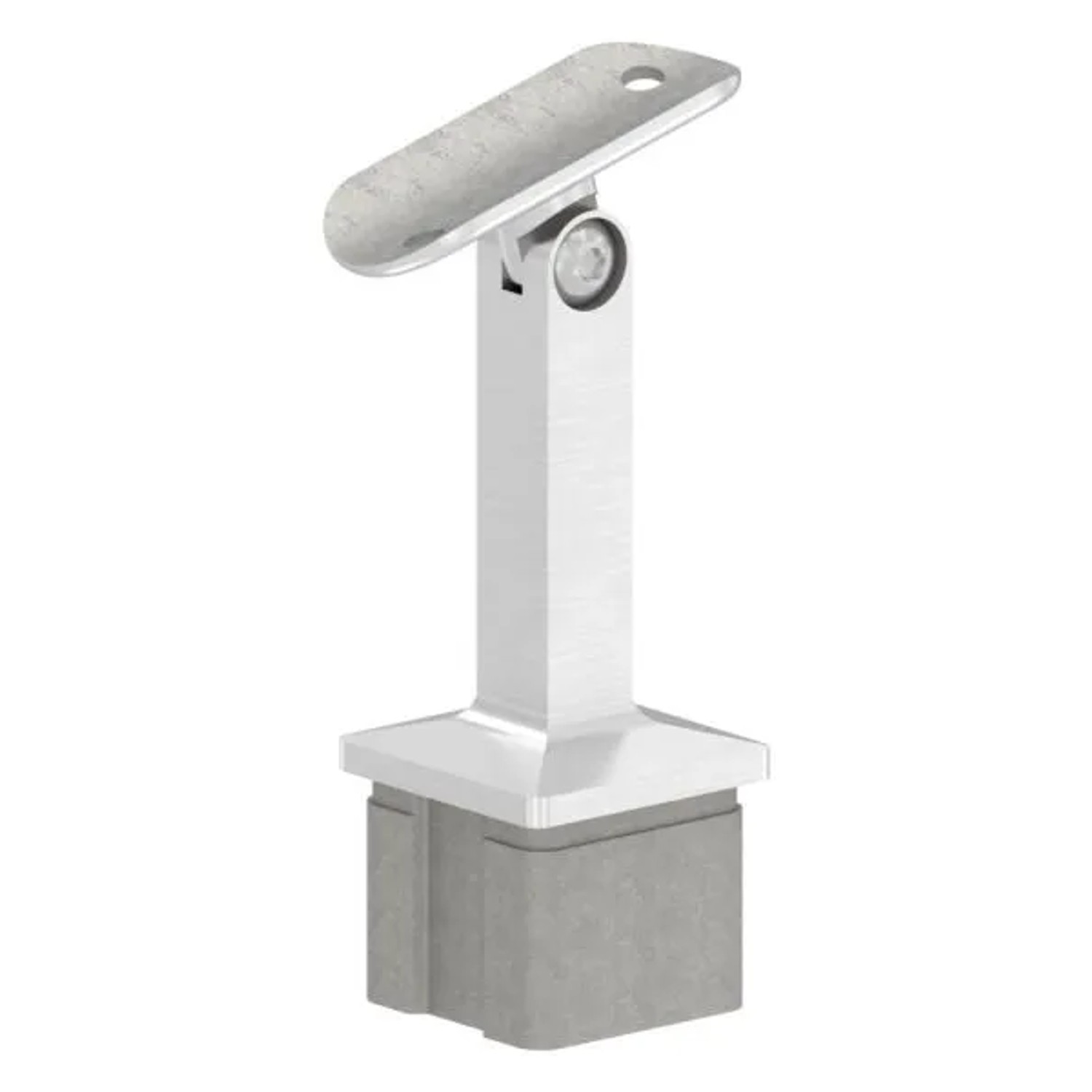 FeNau Handlaufhalter Mit Gelenk Für Vierkantrohr 40x40x2 mm V2A