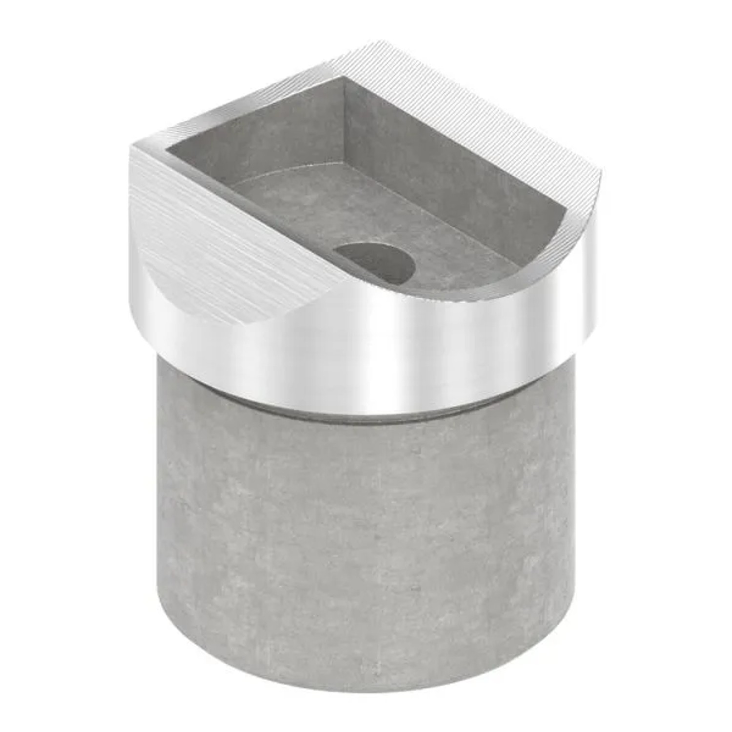 FeNau Rohrsattel V2A Für Rohr Ø 33,7 mm Anschluss Ø 33,7 mm