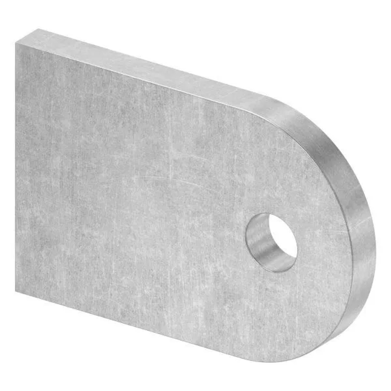 FeNau Anschweißlasche Stahl S235JR 60 X 40 X 6 mm Mit Rundloch Ø 9 mm