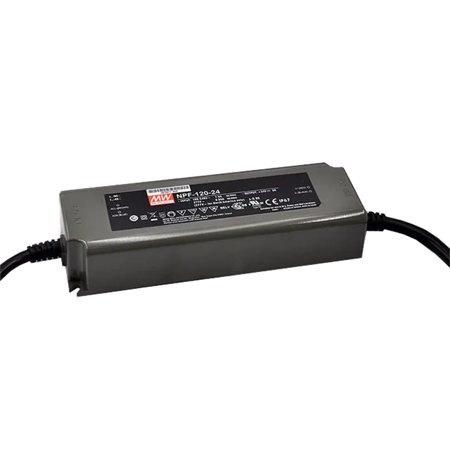 FeNau LED Netzteil 24V 120W IP67 Für Innen- & Außenbereich