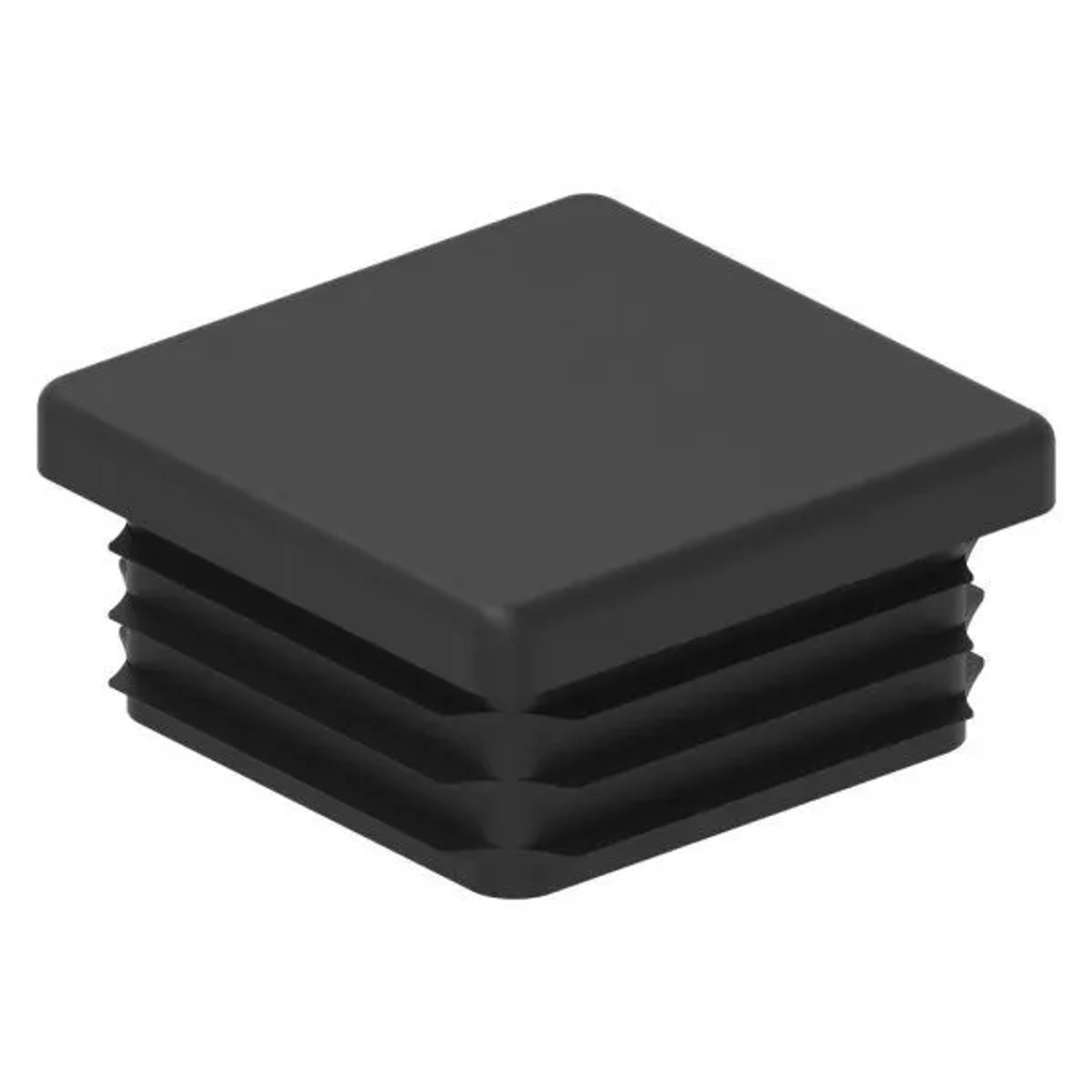 FeNau Einsteckkappe Kunststoff Für Quadratrohr 40 X 40 mm Schwarz