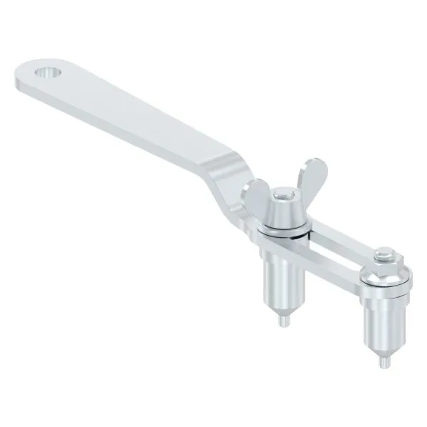 FeNau Einstellschlüssel V2A 11,5-38,5 mm Für Glasschiebetür