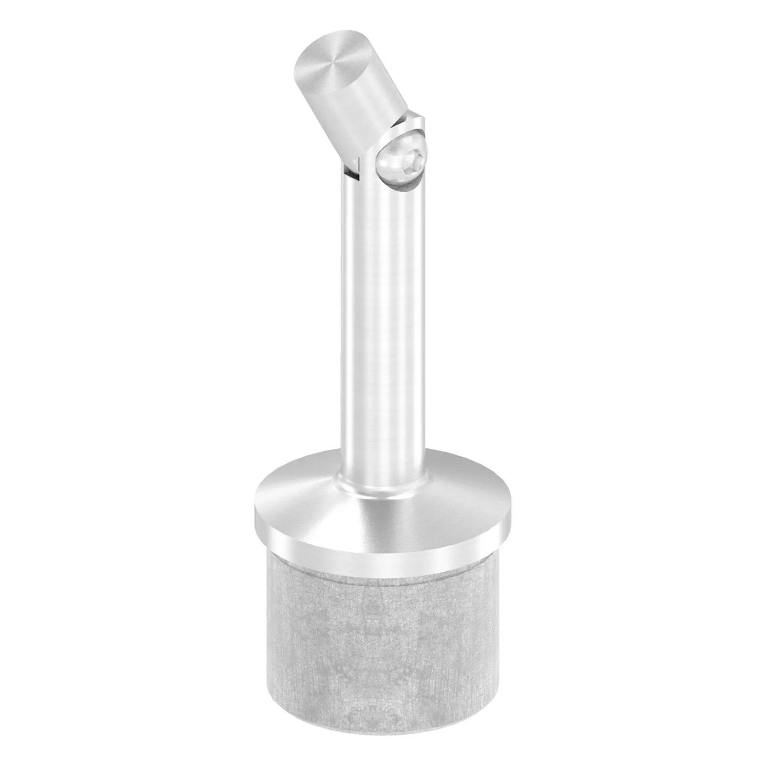 FeNau Handlaufstütze Aus Einem Stück Mit Gelenk Für Ø 42,4 mm