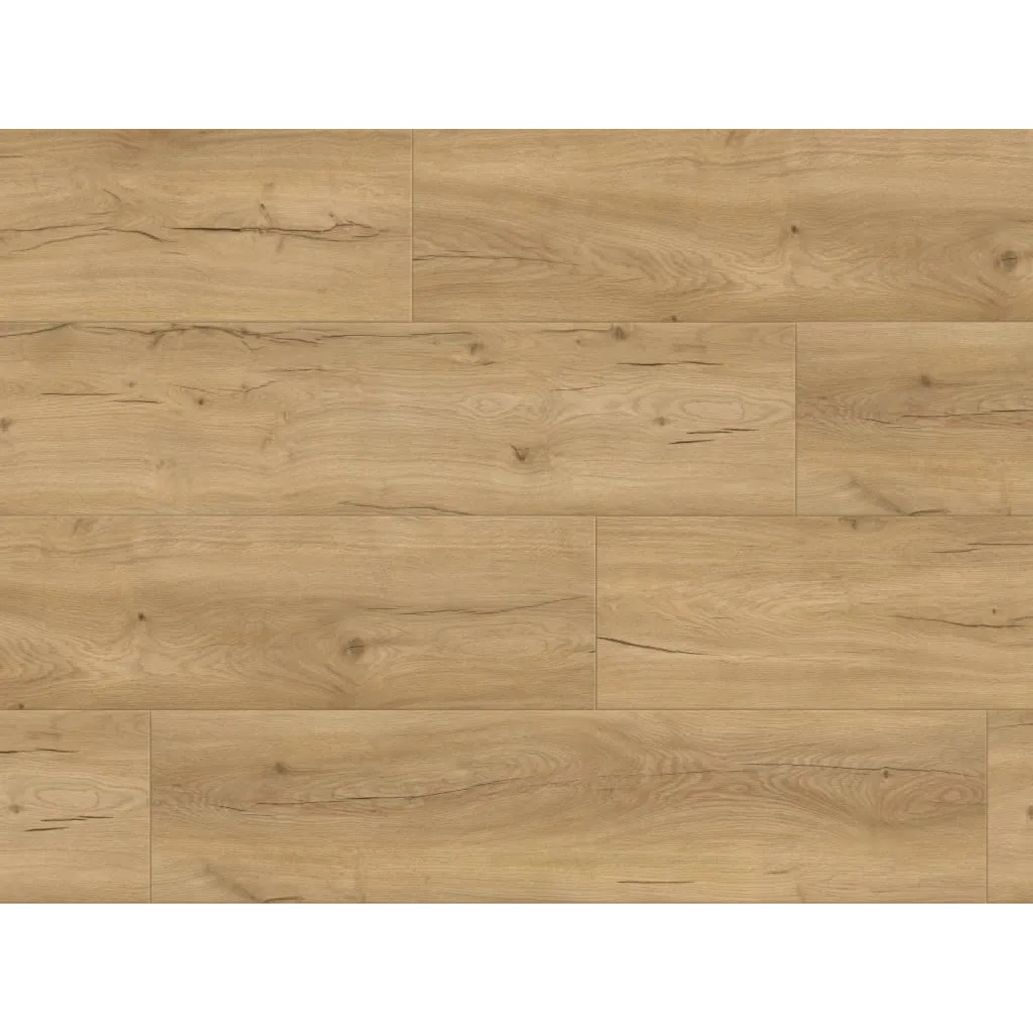 BASICfloor Vinylboden Premium Klickvinyl Eiche Mandel Landhausdiele