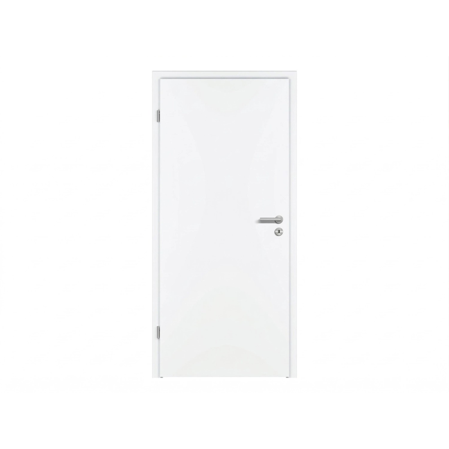 PRÜM Zimmertür CPL Premium Weißlack RAL 9016 Röhrenspankern 1985 x 610 mm 39 mm Stark Klimaklasse 1 DIN Links