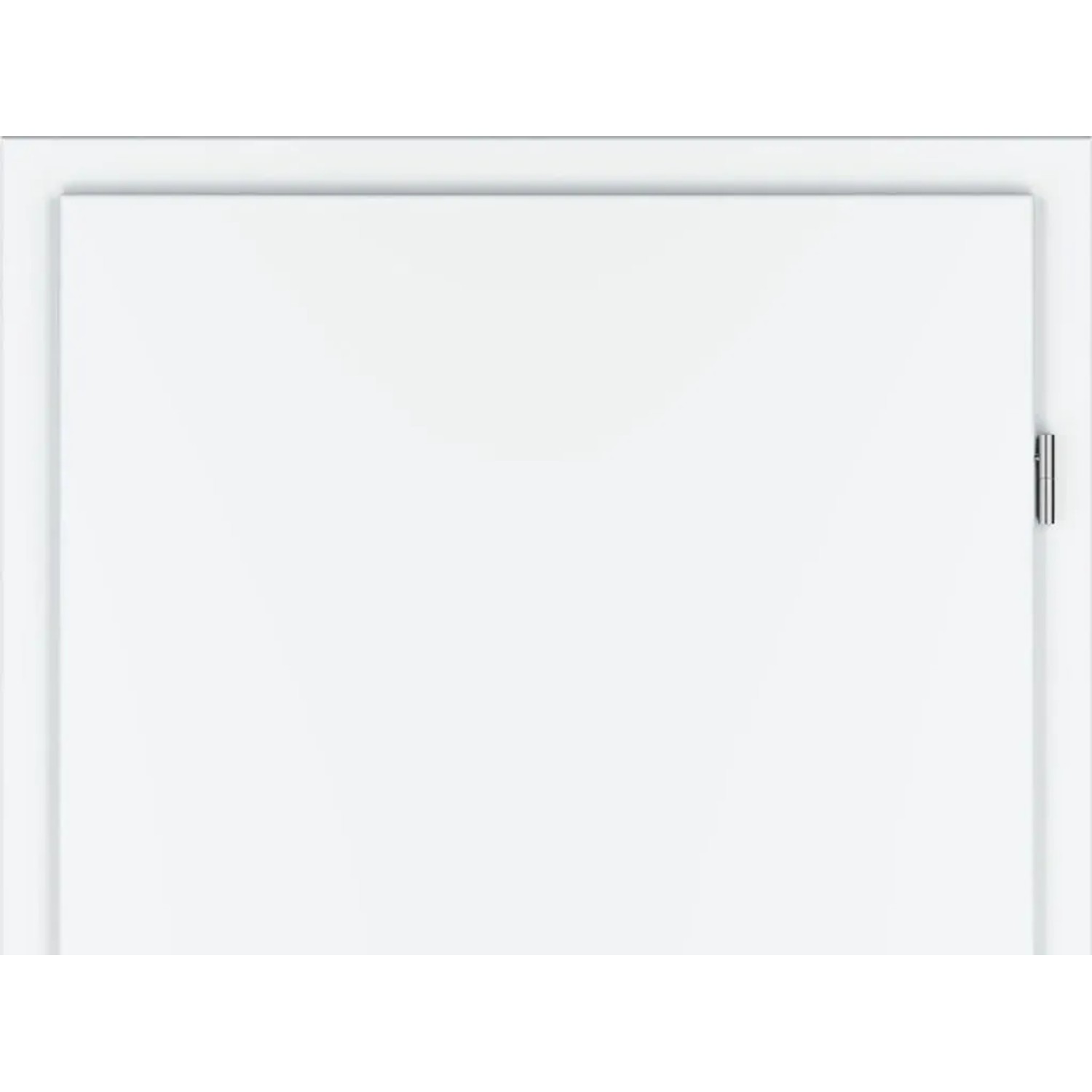 PRÜM CPL Zarge für Weiße Zimmertüren RAL 9016 mit Mini-Radius 1985 x 985 mm Wandstärke 100 mm DIN Links