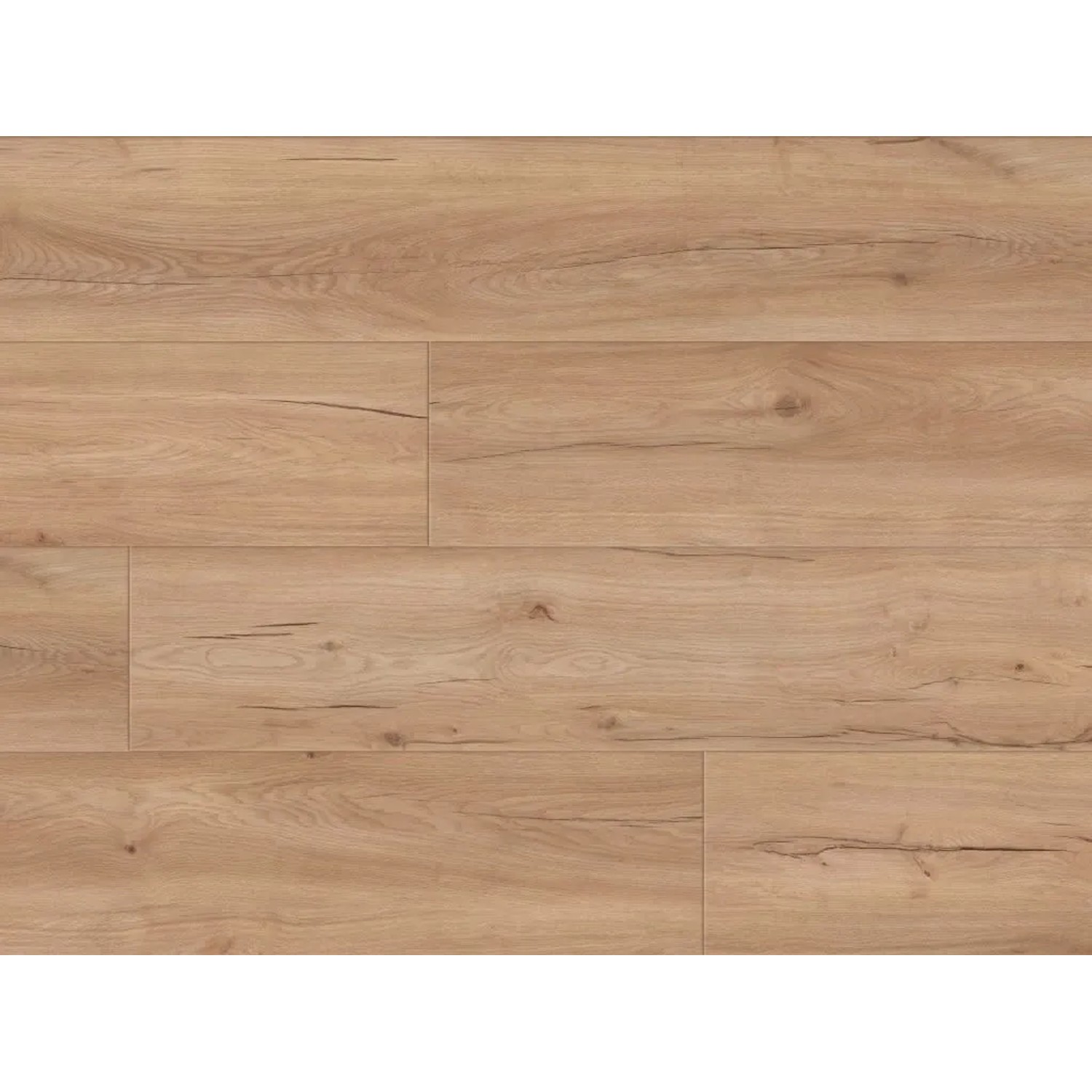 BASICfloor Vinylboden Premium Klickvinyl Eiche Cappuccino Landhausdiele