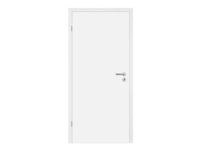 Mosel Türen Zimmertür CPL Weiß RAL 9010 Röhrenspankern Rundkante 2110 x 610 mm 40 mm Stark Klimaklasse 1 DIN Links