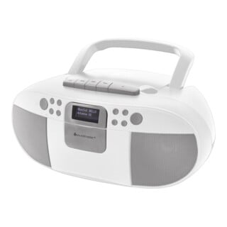 Soundmaster DAB+ Boombox SCD7800WE CD MP3 USB Kassette weiß