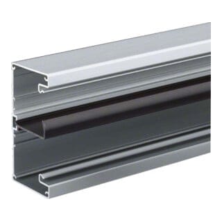 Hager Brüstungskanal-Unterteil BRA 70132/1 Aluminium natureloxiert