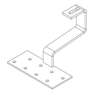 K2 Systems Dachhaken SolidHook PAN H47/138 35x6 Edelstahl