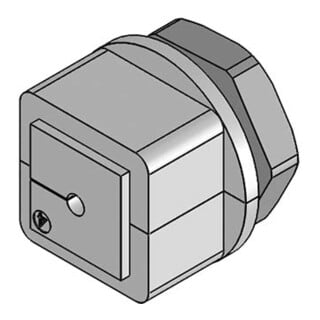 icotek Kabelverschraubung KVT25 mit Gegenmutter 45035
