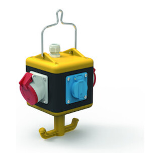 BALS Vollgummi Uni-Block 57078 gelb/schwarz IP54