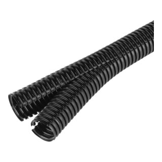 Fränkische Wellrohr verschließbar Co-flex-PA 23,9 x 31,3mm schwarz