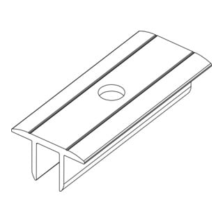 K2 Systems Mittelklemme XS 65mm Aluminium Solo 1001892