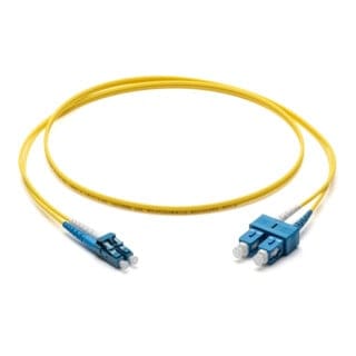 Corning LWL-Patchkabel LC/SC OS2 9/125 3m gelb