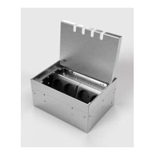 bs Bodensteckdose 8904BB1 3x Schutzkontakt 1x RJ45 2fach