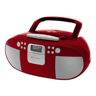 Soundmaster DAB+ Boombox SCD7800RO rot CD MP3 USB Kassette