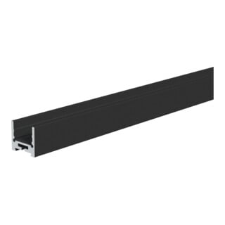 EVN Aluminium-Profil APFB200 schwarz pulverbeschichtet