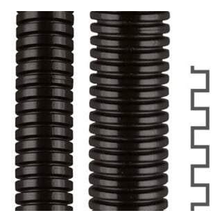 flexa Kunststoff-Wellschlauch ROHRflexPA6LAD10,0 schwarz IP68