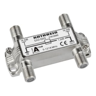 Kathrein F-Abzweiger 2f. 5-1218 MHz 16dB EAD 03/G