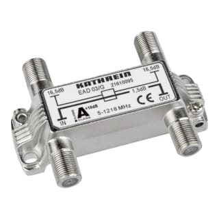 Kathrein F-Abzweiger 2f. 5-1218 MHz 16dB EAD 03/G
