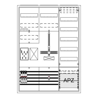 STRIEBEL & JOHN Komplettschrank APBKE-IA371Z1R1S1V5A BA37BC5