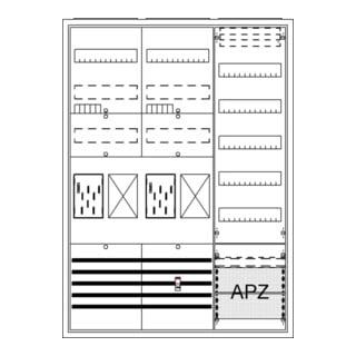 STRIEBEL & JOHN Komplettschrank APBKE-IA372Z2R1V5A2 BA37CG