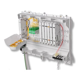 corning Building Access Terminal BAT(X)Box grau mit EMKA-Schloss