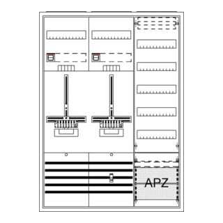 STRIEBEL & JOHN Komplettschrank AP3Pkt.A372Z1V5A2