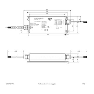 EVN LED-Funk-Steuerung 868MHz 12-36V IP67 EFD6712244X5A