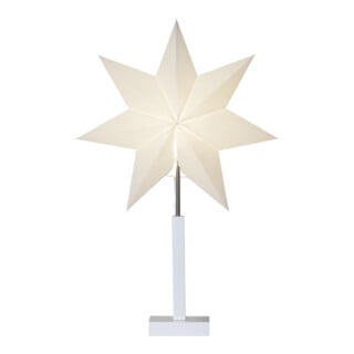Star Standleuchte Stern 232-26 beige/weiß E14