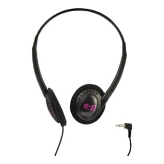 e+p Stereo-Kopfhörer C 21 sw