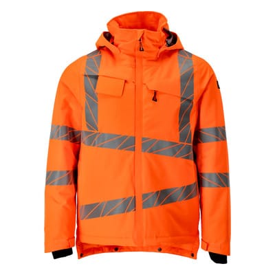 24435-231 Winterjacke, hi-vis orange, XS