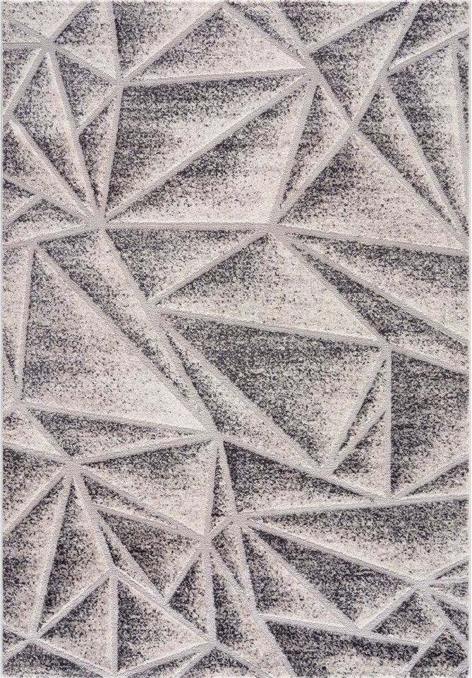 Sanat Teppich Evra 7004, auch als Läufer erhältlich, rechteckig, Höhe: 22 mm, Wohnzimmer, Kurzflor, modern, Hoch Tief Struktur Bild 3